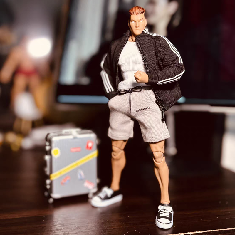 1/12兵人衣服配件板鞋素体运动鞋