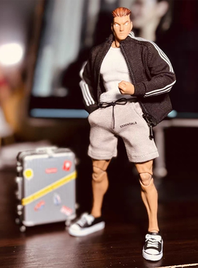 1/12兵人衣服配件板鞋男素体运动鞋6寸女人偶romankey x cowl鞋子