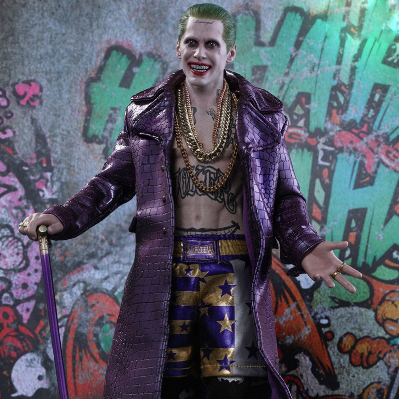 dc蝙蝠侠电影自杀小队1/6杰瑞德莱托小丑可动人偶模型手办男兵人
