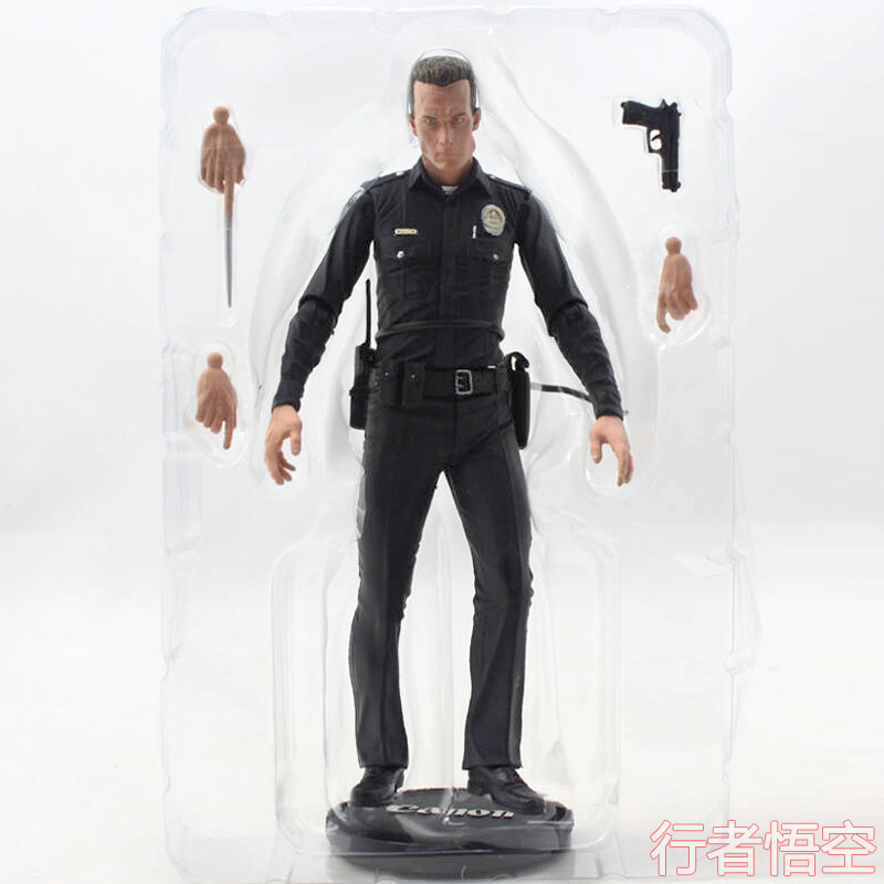 neca终结者2未来战士t1000液态金属人可动模型手办玩具水银机器人