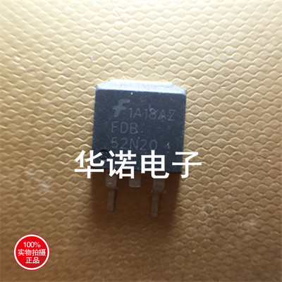 FDB52N20TM - 场效应管 MOSFET N沟道 200V 52A TO-263