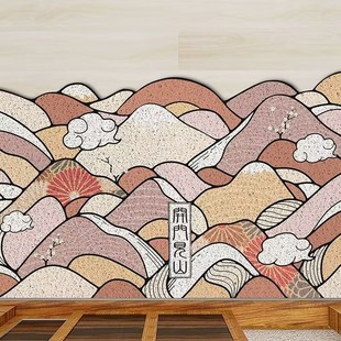 中式卡通开门见山丝圈入户地垫大吉大利可裁剪玄关刮泥蹭土门地垫