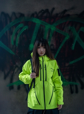 528HZ-3L全压胶机能硬壳冲锋衣东丽面料防水20000透湿透气1000