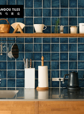 双鸥家装印象系列餐厅民宿咖啡厅浴室方砖现代简约陶瓷马赛克