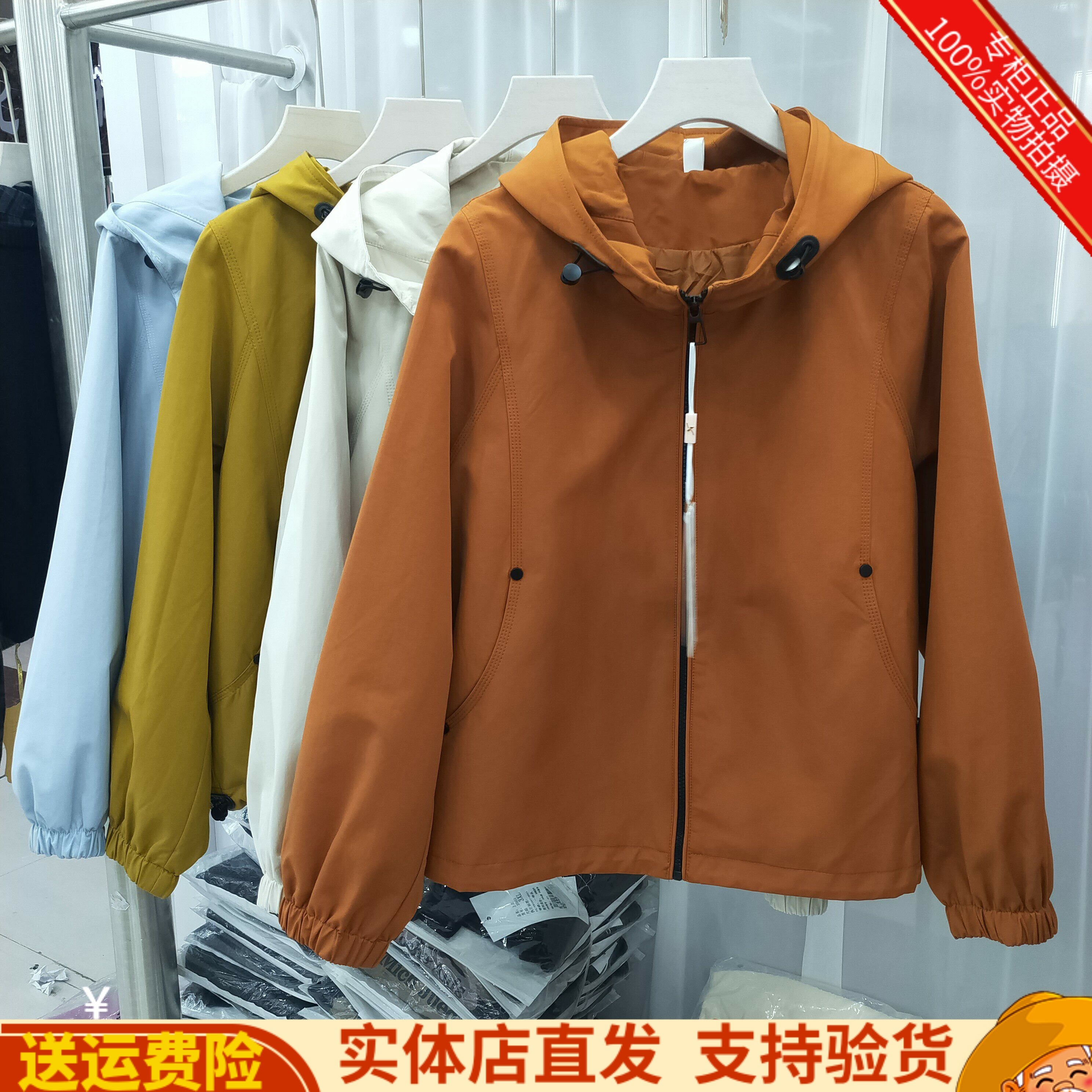 上衣减龄纯色宽松女上衣