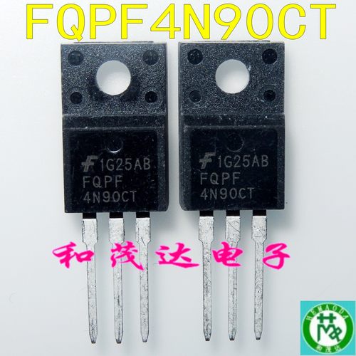 FQPF4N90CT 直插TO-220F塑封4N90场效应管 900V4A MOS管FQPF4N90C
