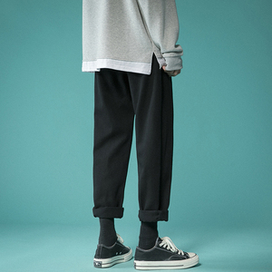 21新款牛仔裤宽松直筒百搭九分裤子潮XZ214-8 202-P40 控59图片