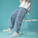 2021束脚宽松牛仔裤束脚裤XZ214-8205-P55，男装牛仔裤，星座1204-3
