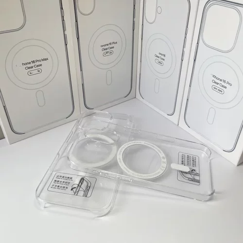 适用苹果16Pro手机壳透明Magsafe带动画15Promax保护套14Pro/16