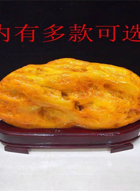 天然黄蜡石摆件风水镇宅