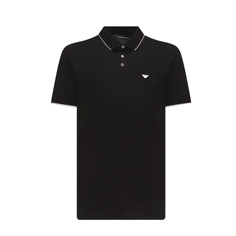 EMPORIO ARMANI/阿玛尼23年夏季新品翻领短袖POLO衫商务会议上衣