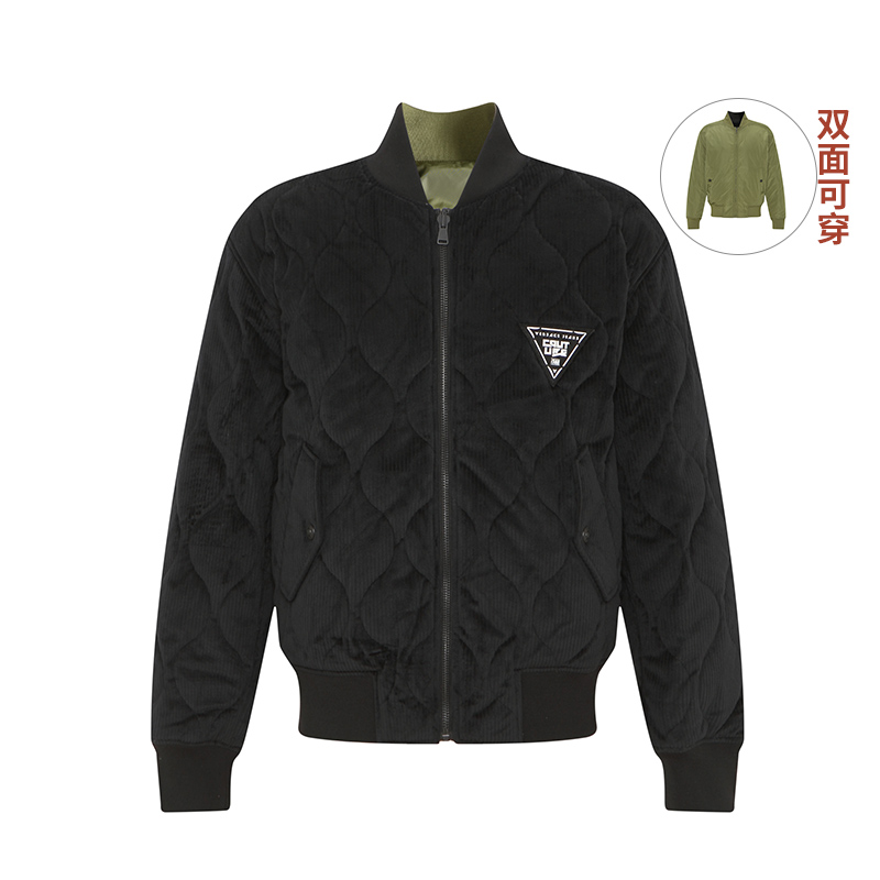 VERSACE JEANS/范思哲23年春季新品时尚保暖棉服夹克冬季外套单品