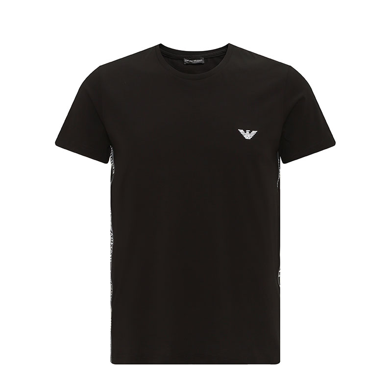 EMPORIO ARMANI/阿玛尼23年夏季新品时尚圆领纯色短袖T恤男士上衣