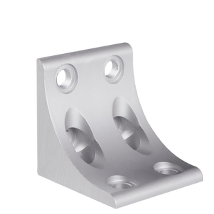 红锣超强力特厚挤压40铝直角件30重型角码8080实心角件铝型材配件