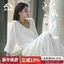 爱暇步沁氧瑜伽服套装 宽松舒适柔软 100%有机棉纱T恤2025秋冬新款