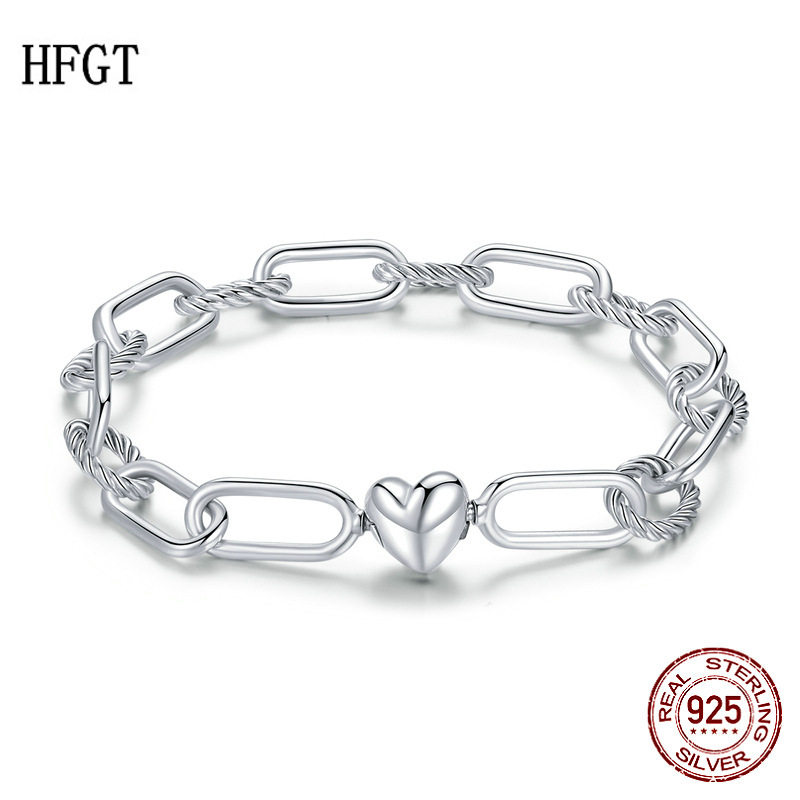 HFGT新款回形针手链男