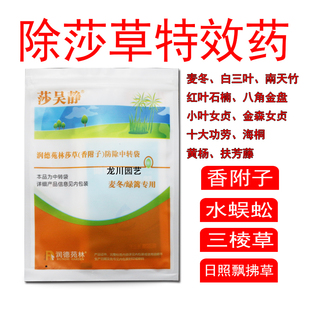 润德莎吴静麦冬绿篱苗地除莎草女贞白三叶黄杨苗除碎米莎草水蜈蚣