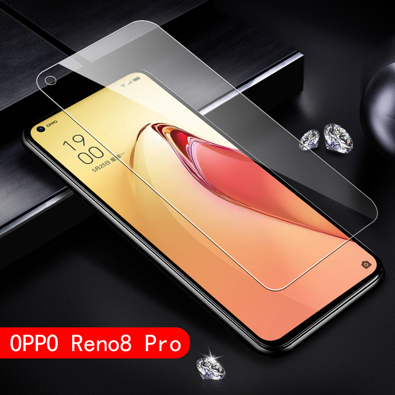 opporeno8pro钢化膜oppo手机reno8pr0+ren08p