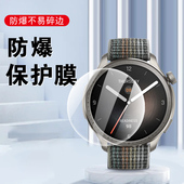 适用华米trex3pro44mm手表膜balance表膜t rex3保护balance2跃我贴膜amazfit3智能表baiance钢化水凝表盘贴膜