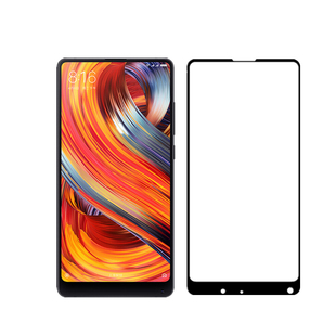 适用小米米mix2钢化膜mlx1全屏mxs覆盖xim手机mlx2s白色mis2屏mx全mixs模mi贴膜mⅰx2s黑边min2mxi黑色mx2 x2