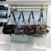 时尚 小脏柜 小香风气质大包2025新款 尼龙菱格链条手提单肩斜挎包