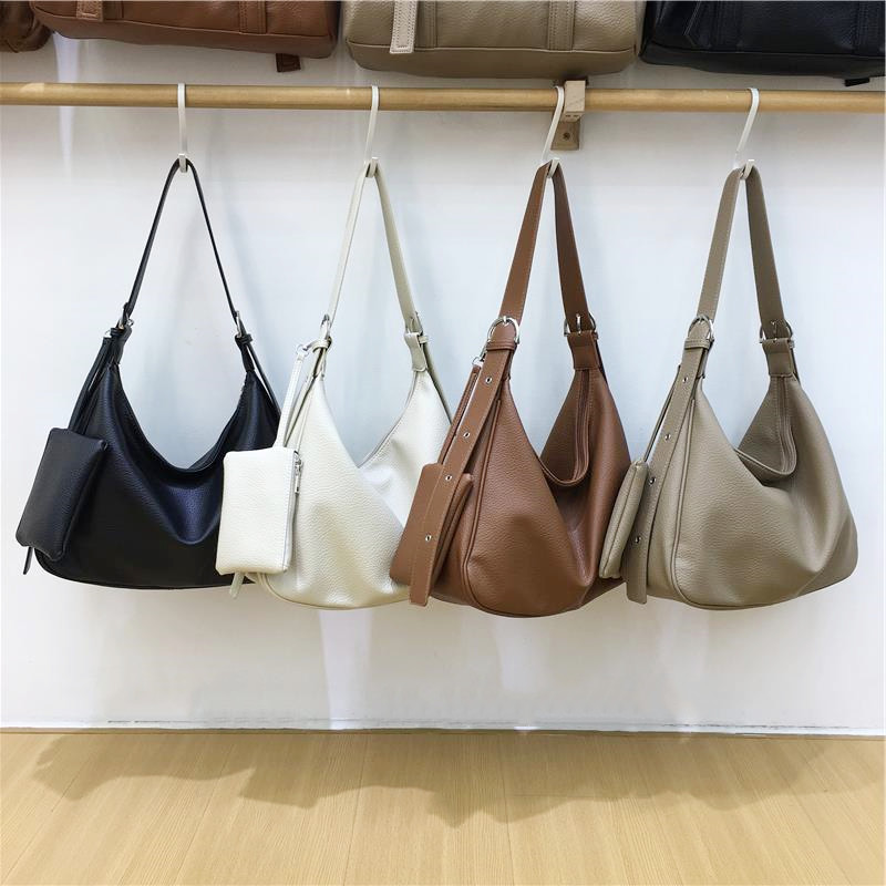 小脏柜 高级感小众荔枝纹软皮休闲慵懒风百搭通勤单肩斜挎托特包,箱包皮具/热销女包/男包,通用款女包,淘宝优惠券,粉丝福利购,淘宝优惠卷