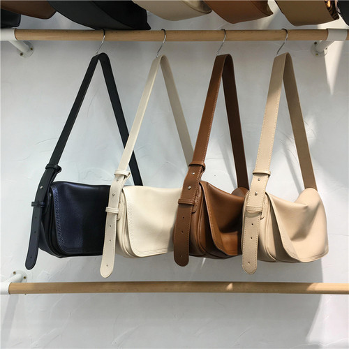 小脏柜韩版软而不塌软皮小方包