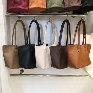 小脏柜 秋冬新款柔软极简腋下包休闲通勤包小众时尚质感女托特包