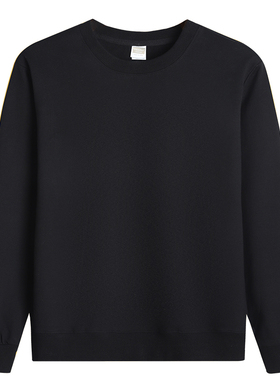 儿童打底白色卫衣亲子装长袖t恤纯棉内搭男孩上衣大童运动会班服