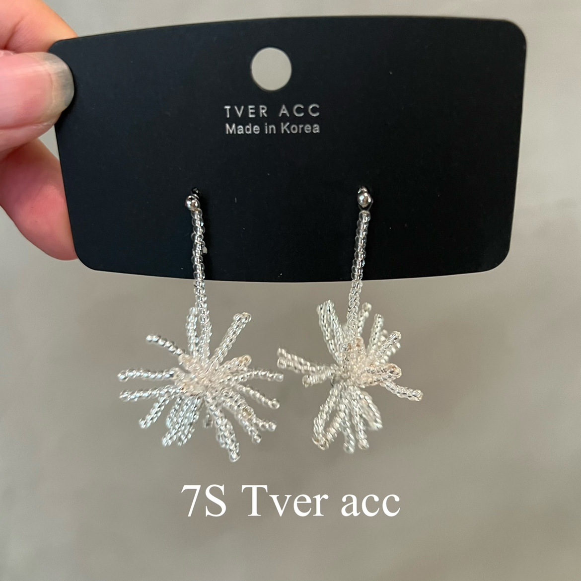 现货tver acc韩代正品烟花耳钉女高级设计感复古气质耳环小众独特