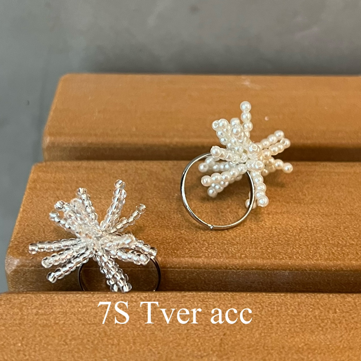 现货 Tver acc串珠烟花戒指 指环开口 简约个性回头率饰品