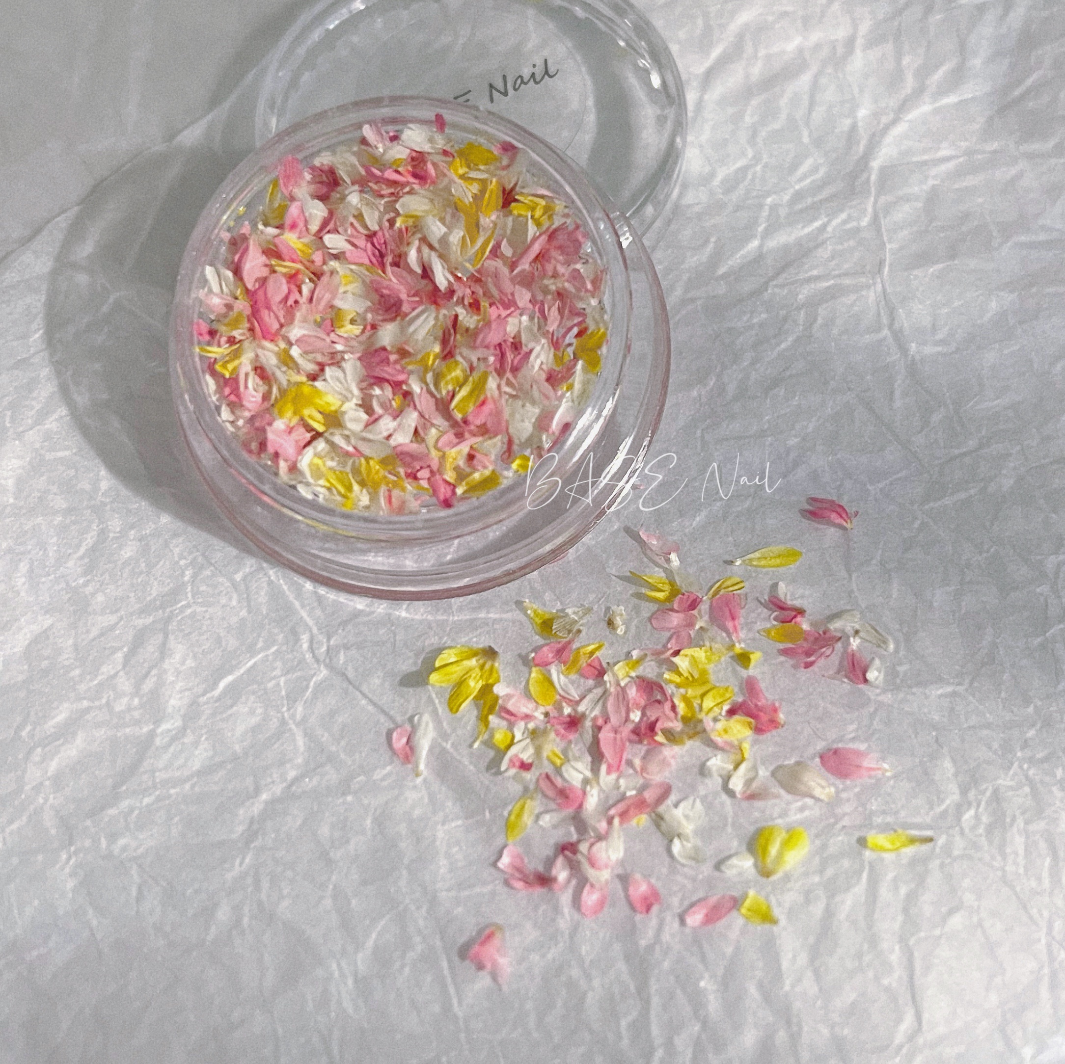 BASE Nail 独家原创 美甲干花 ins风美甲碎花迷你干花diy指甲花瓣