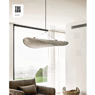 丹麦NewWorks卧室法式 餐厅吊灯奶油侘寂风书房客厅设计师薯片云朵