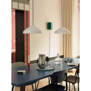 丹麦HAY 现代奶油风卧室床头灯吧台餐厅吊灯 PAO北欧简约吊灯法式