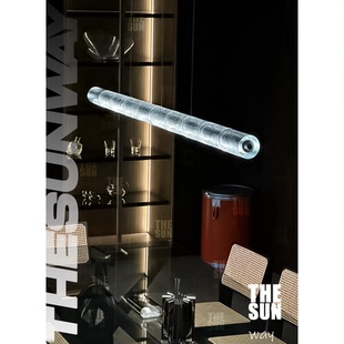 意大利玻璃棒吊灯设计师北欧极简餐厅餐吊岛台吧台餐桌长桌