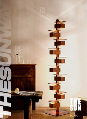 美国TALIESIN 2美式欧式复古实木别墅客厅餐厅书房日式简约落地灯