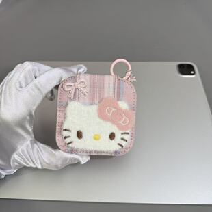 原创镜子定制小号粉色kt可爱随身镜定制ins风便携高清个性又独特