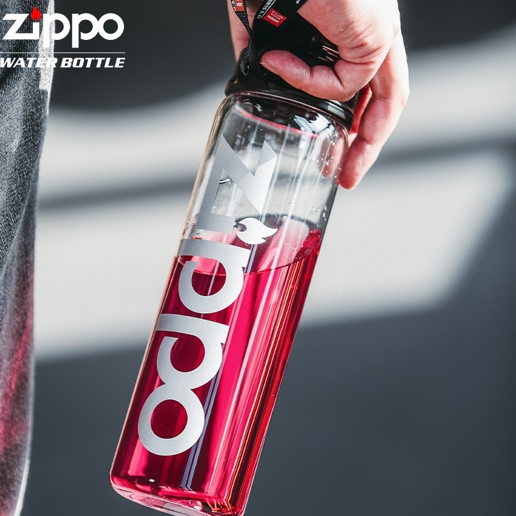 美国zippo塑料防摔户外水壶tritan大容量便携健身骑行运动水杯子