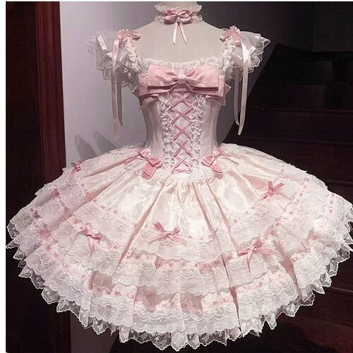 花屿蝶洛丽塔芭蕾风高端晚礼服