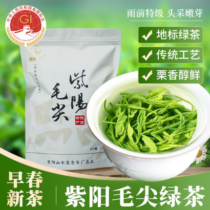 2026新茶紫阳毛尖新茶叶陕南绿茶安康特产茶叶