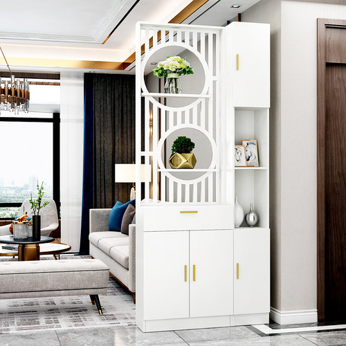 隔断屏风玄关柜徐艺木业入户安装