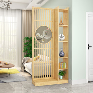 赏心悦目唯美屏风 新中式隔断装饰客厅遮挡实木简约现代入户玄关