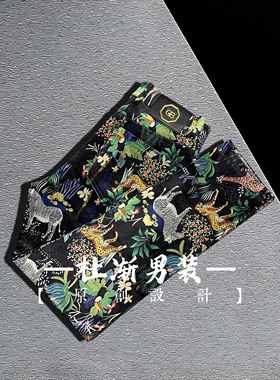 【正码】春夏季男士立体欧货修身高端男裤直筒裤百搭804