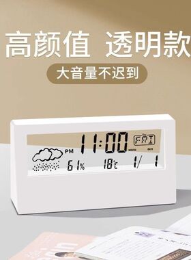 闹钟温湿度天气日期显示创意桌面