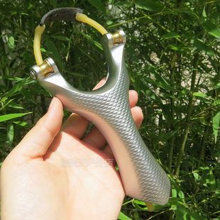 新款滑轮弹弓带圆皮筋组户外竞技成人玩具弹弓80弓门反曲速射耐拉