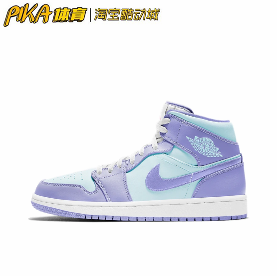 AJ1蓝白色复古篮球鞋