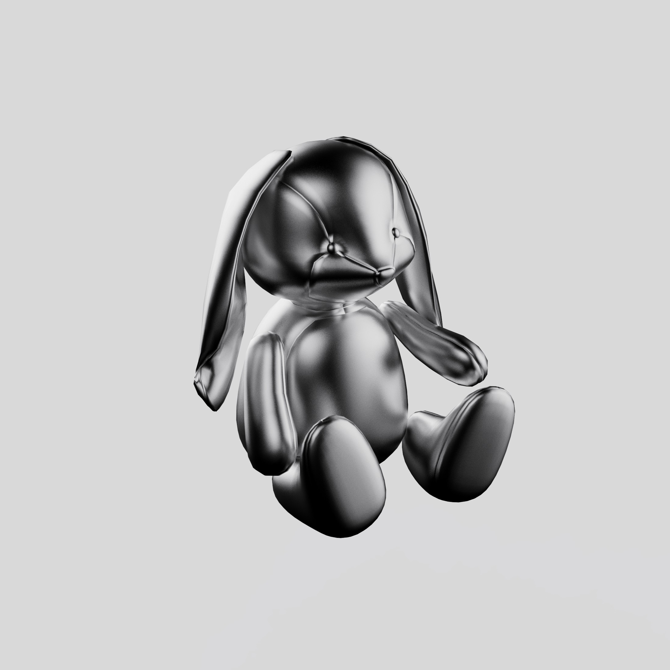 兔子玩具3d设计模型素材 家居玩具儿童产品素材 工业产品设计