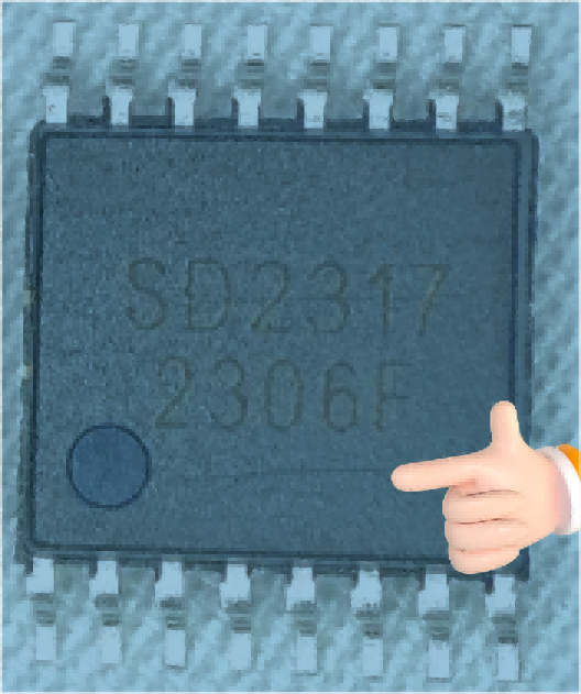 SD2317  高精度 高分辨率磁编码器芯片 AK7451 7452 6825