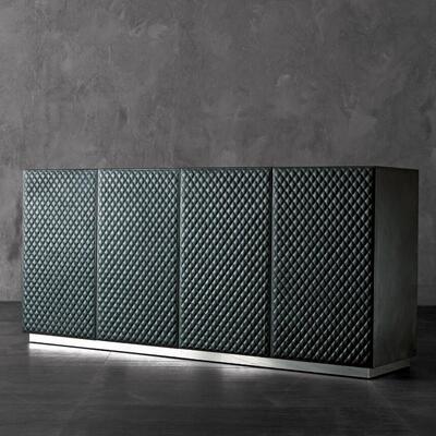 宫主家具定制真皮储物柜餐边柜玄关柜电视柜书柜 Rugiano  Julia