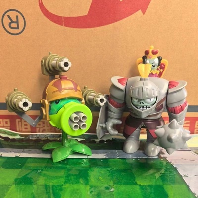 近卫巨人僵尸正版植物大战僵尸加特林机枪儿童玩具节日礼物手办